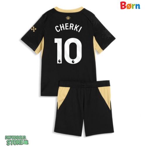 Manchester City Rayan Cherki #10 Replika Babytøj Udebanesæt Børn 2026-27 Kortærmet (+ Korte bukser)